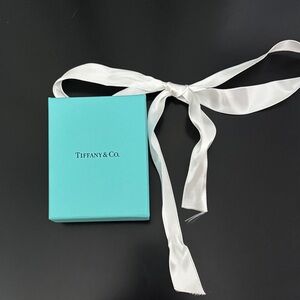 Tiffany & Co. Turquoise Box with Satin Ribbon